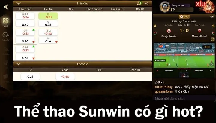 Thể thao Sunwin có gì hot?